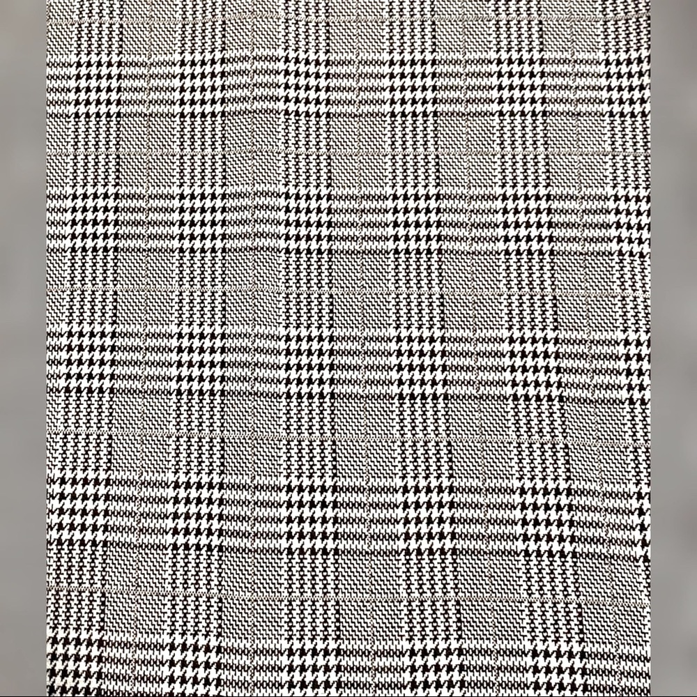 Grey Plaid Dress